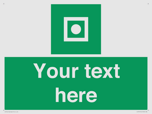 Custom sign safe condition Shipboard general alarm